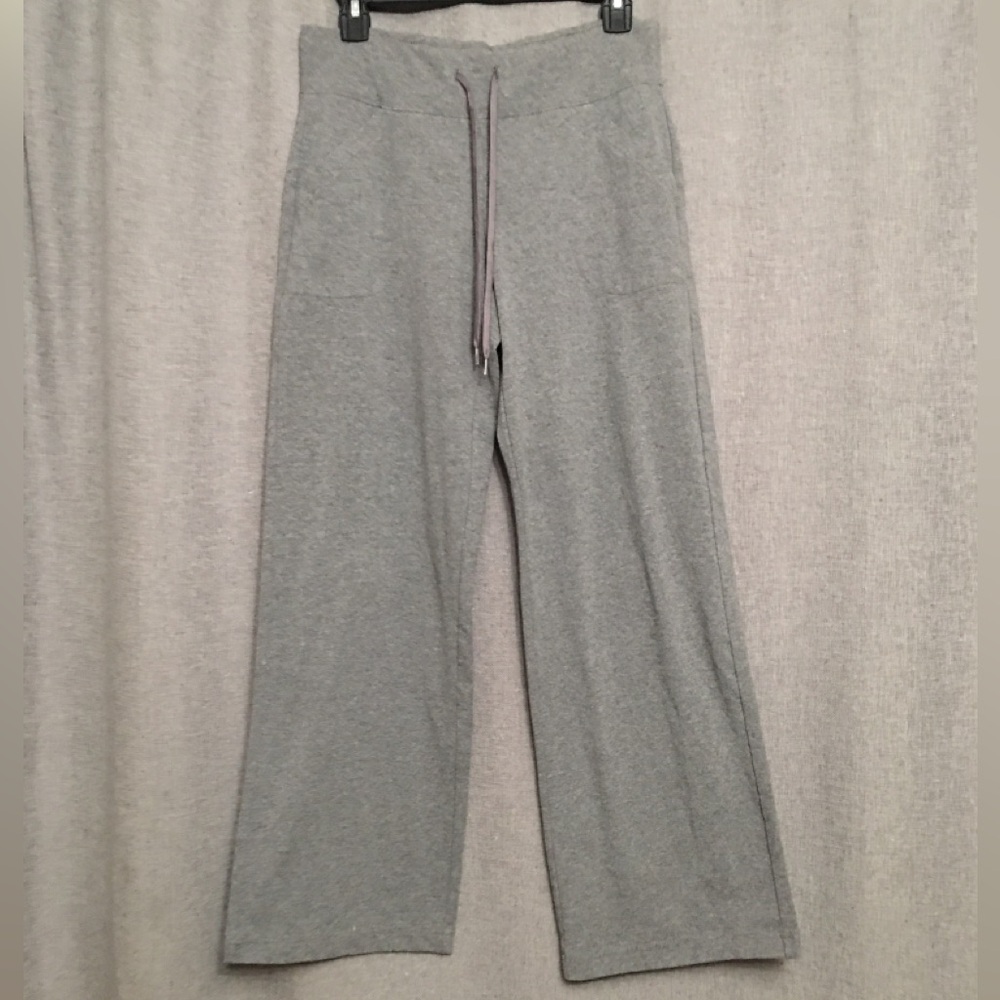 Athletic Works Relaxed Fit Yoga Pant Dri-More Core Gray Medium Petite New - Picture 3 of 9